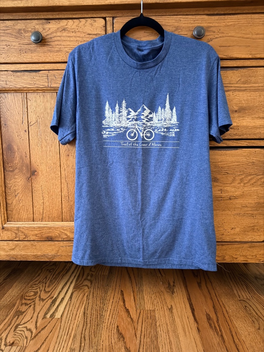 Blue t-shirt Trail of the Coeur d’Alenes M - Picture 1 of 1